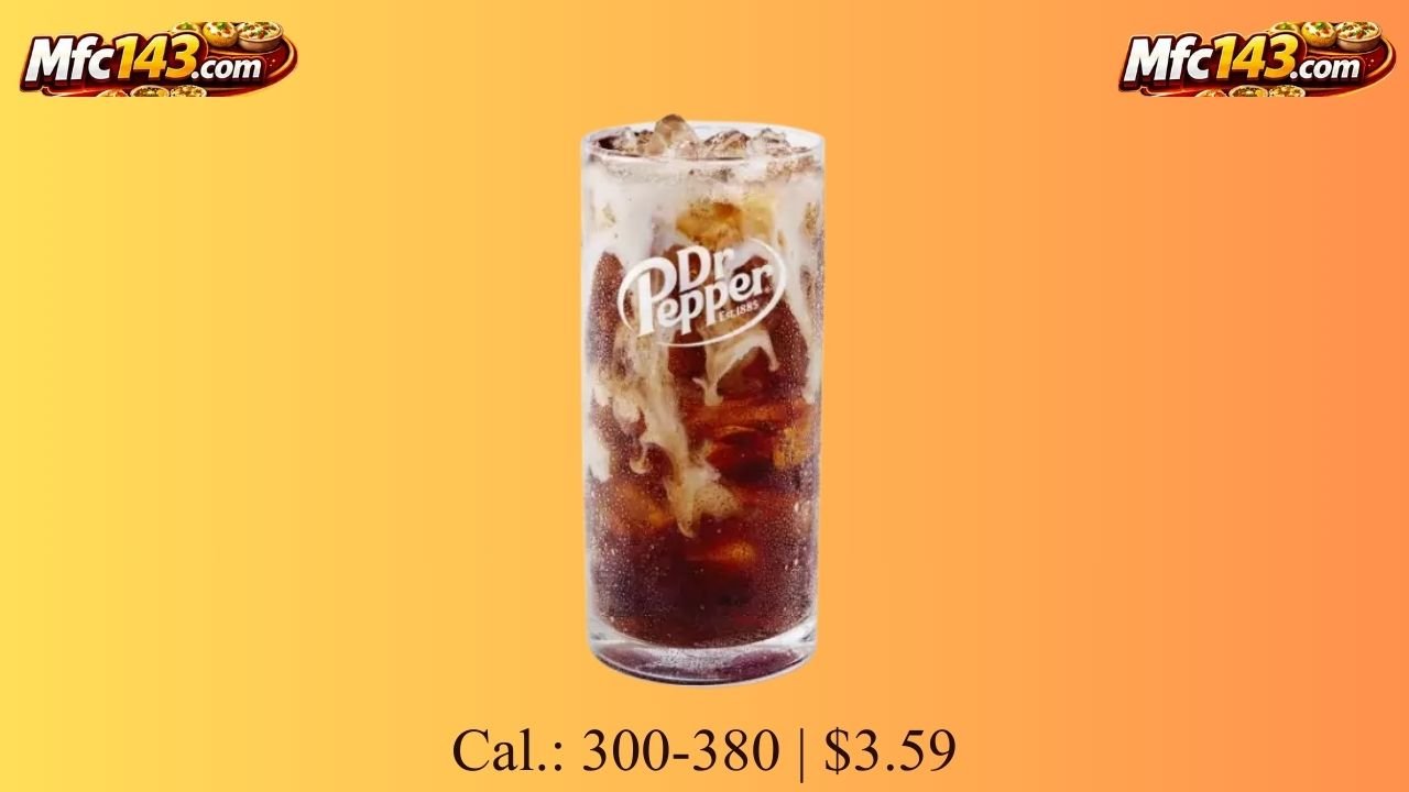 Dr. Pepper® with Sweet, Vanilla Cream 2026