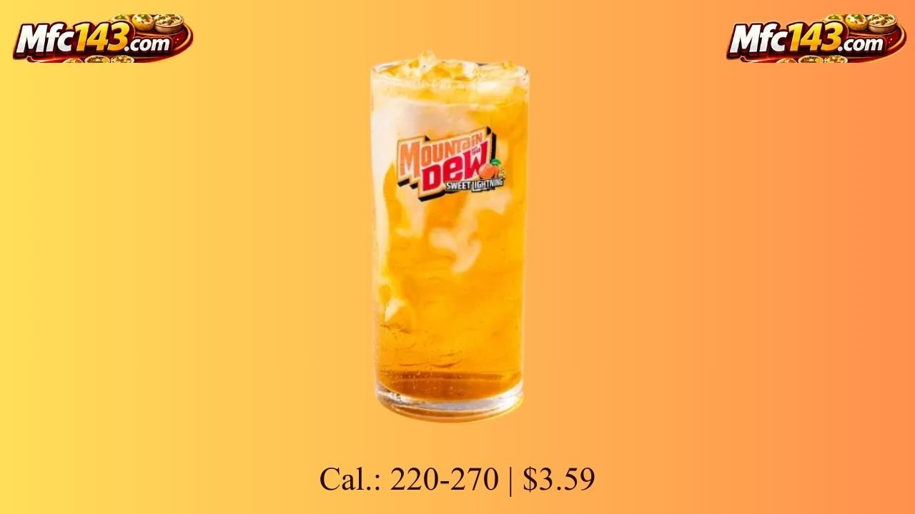 Mountain Dew® Sweet Lightning® Peaches & Cream Soda 2026