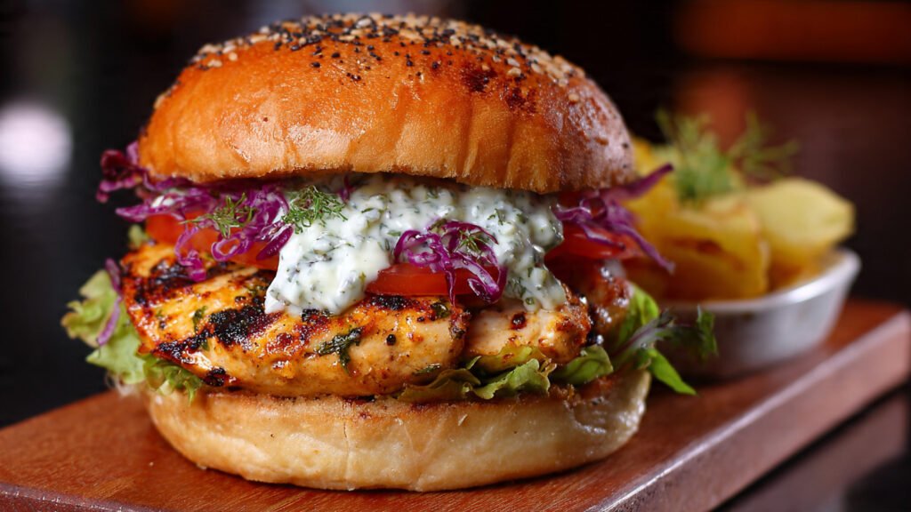 Grilled Chicken Burger – The Perfect Balance of Flavor and Health 2026