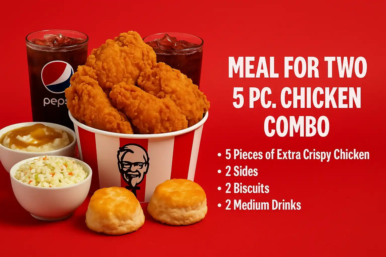 Meal for Two: 5 pc. Chicken Combo 2026